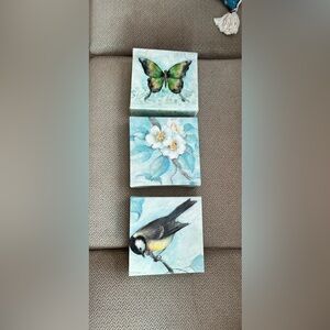 Set of 3 Nature-Themed Canvas Art Susan Winget